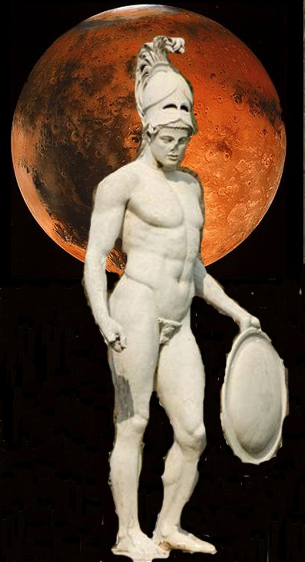 Ares The God. Ares, the Red Planet and God